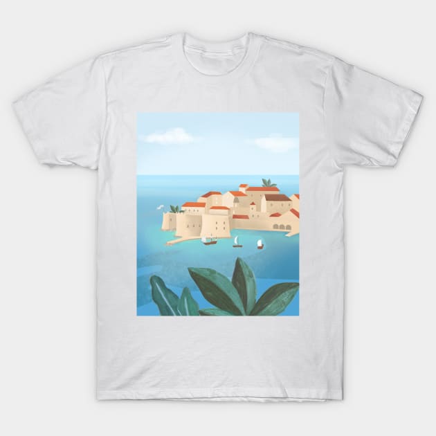 Dubrovnik, Croatia T-Shirt by Petras